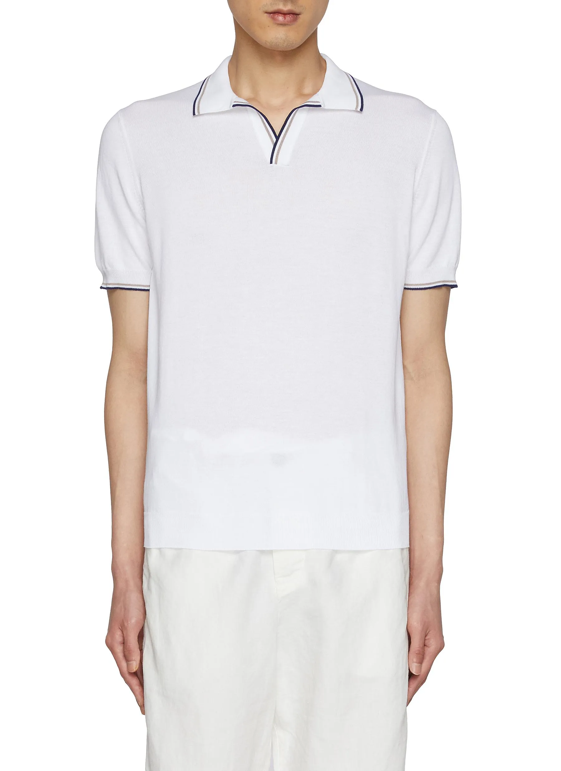 -----------EQUIL ---- ------------ ----Cotton Tennis Polo Shirt --