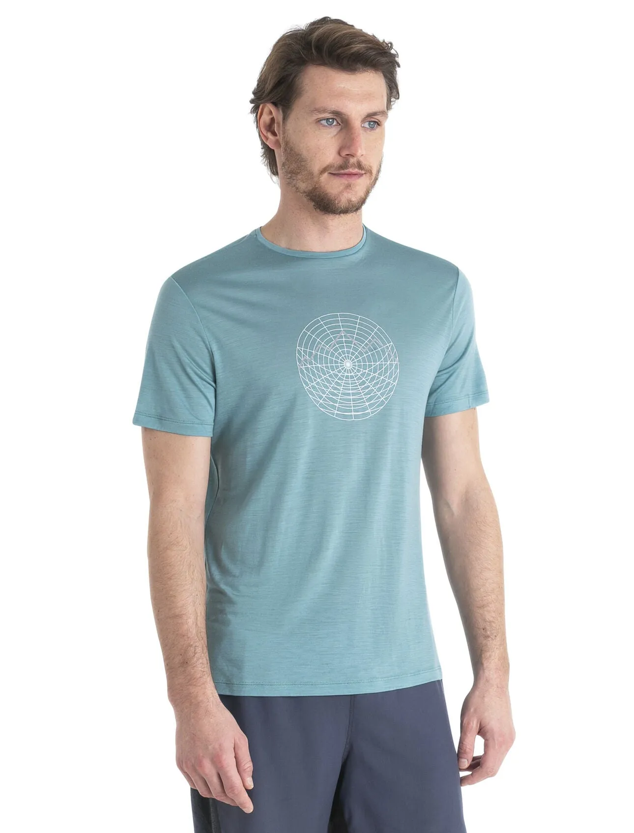 125 Cool-Lite Merino Blend Sphere III T-Shirt Vision Grid (Men's)