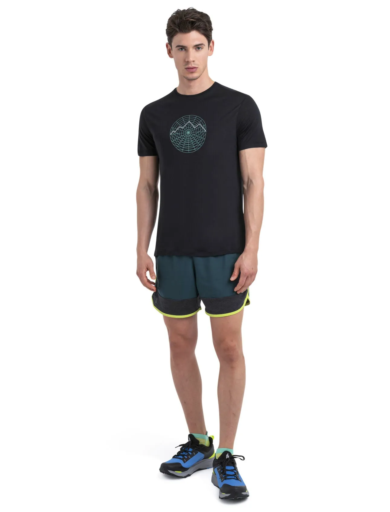 125 Cool-Lite Merino Blend Sphere III T-Shirt Vision Grid (Men's)