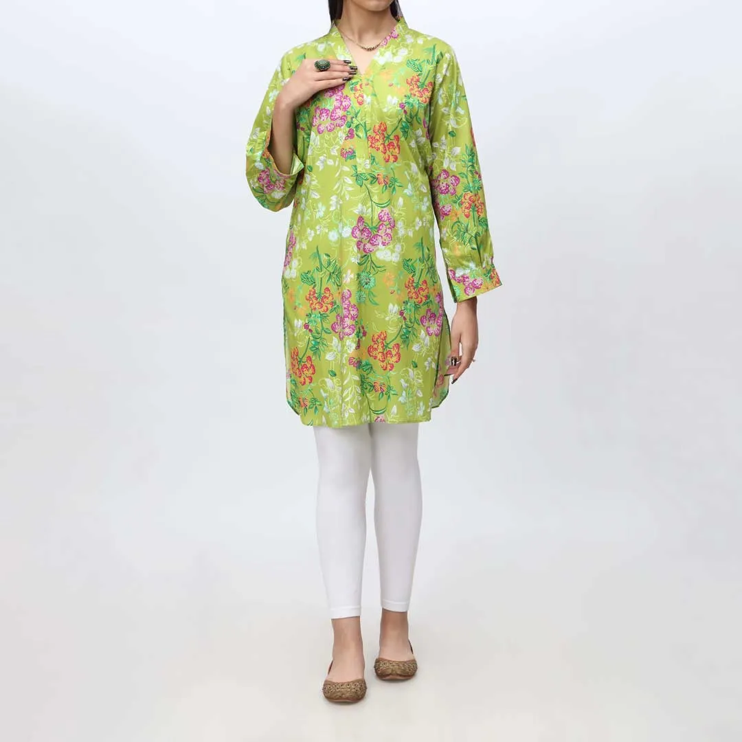 1PC-Unstitched Digital Printed Lawn Shirt PS4445