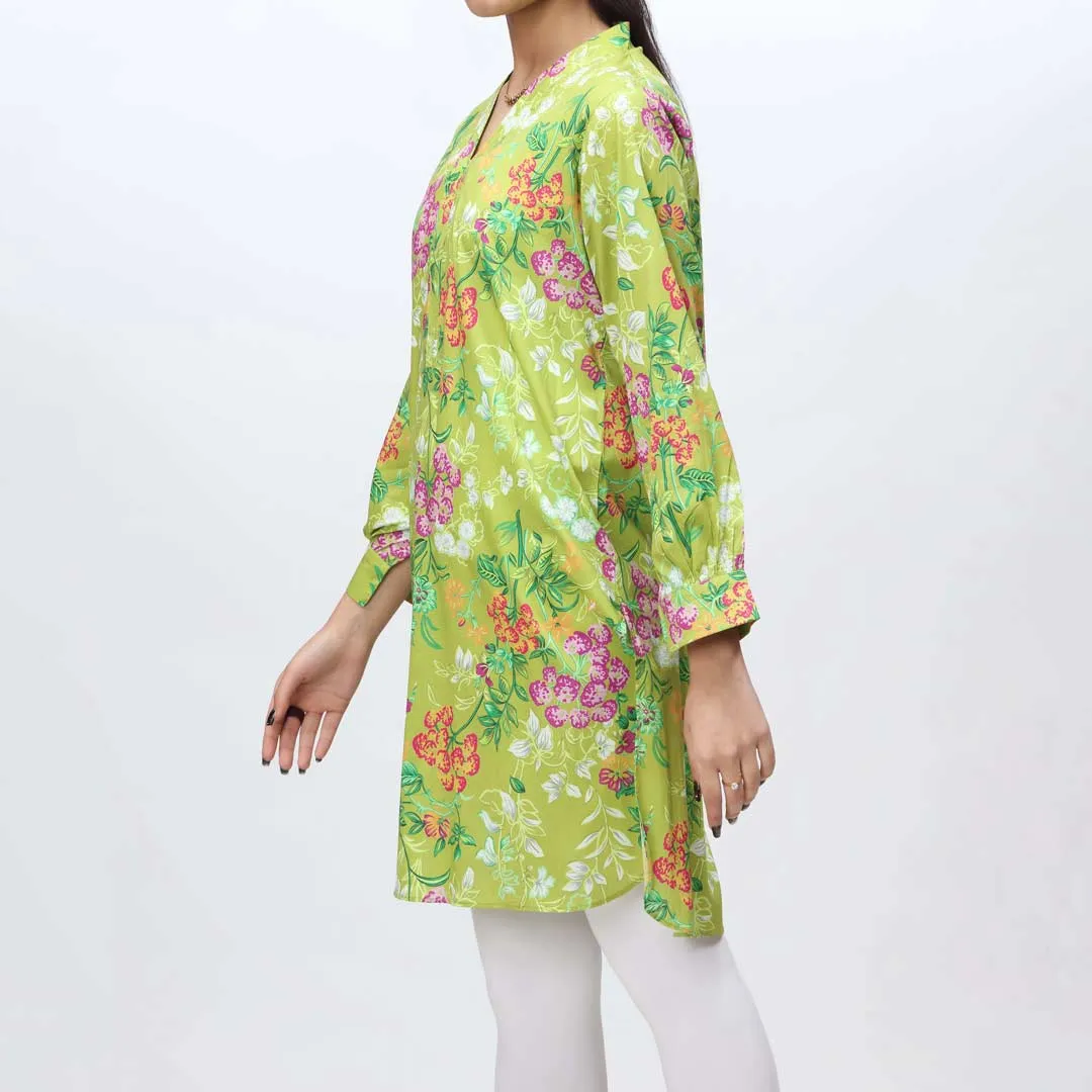 1PC-Unstitched Digital Printed Lawn Shirt PS4445