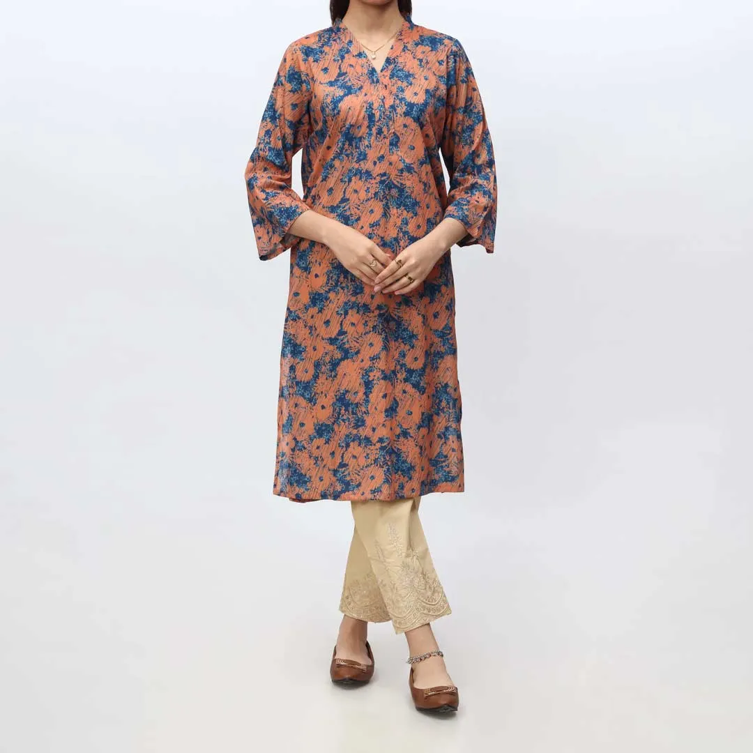 1PC-Unstitched Digital Printed Lawn Shirt PS4634