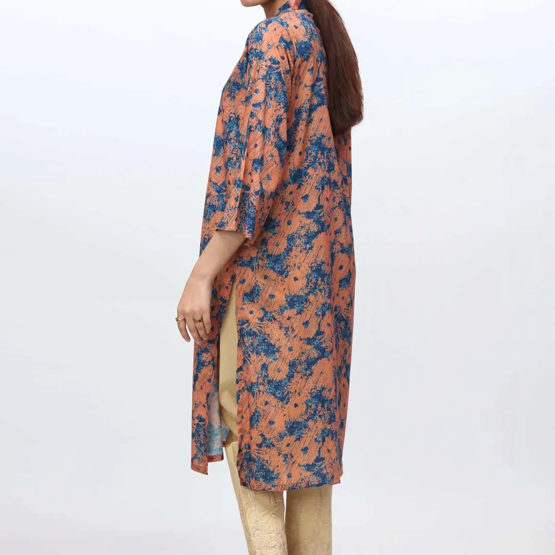 1PC-Unstitched Digital Printed Lawn Shirt PS4634