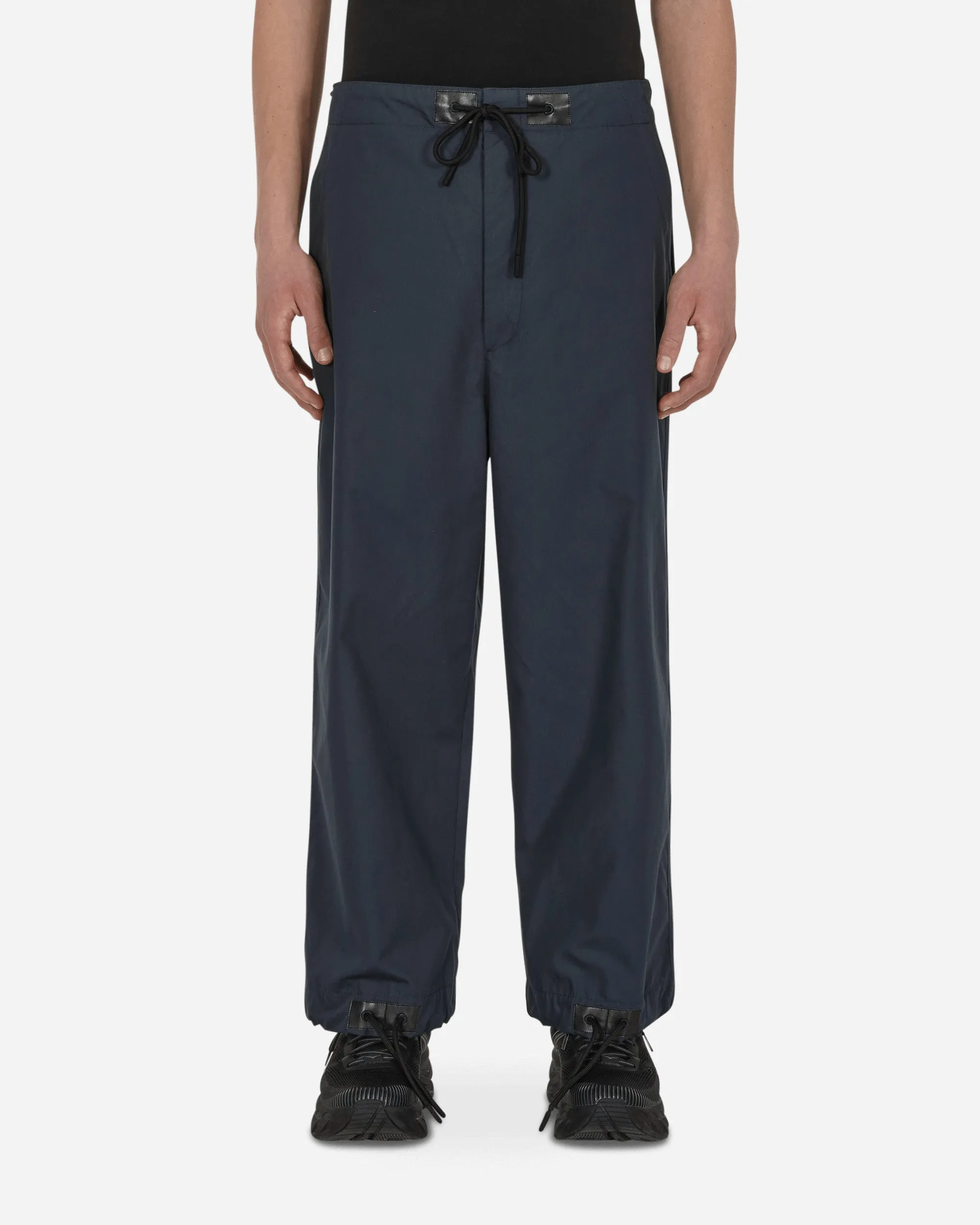 2 Moncler 1952 Cotton Blend Trousers Blue