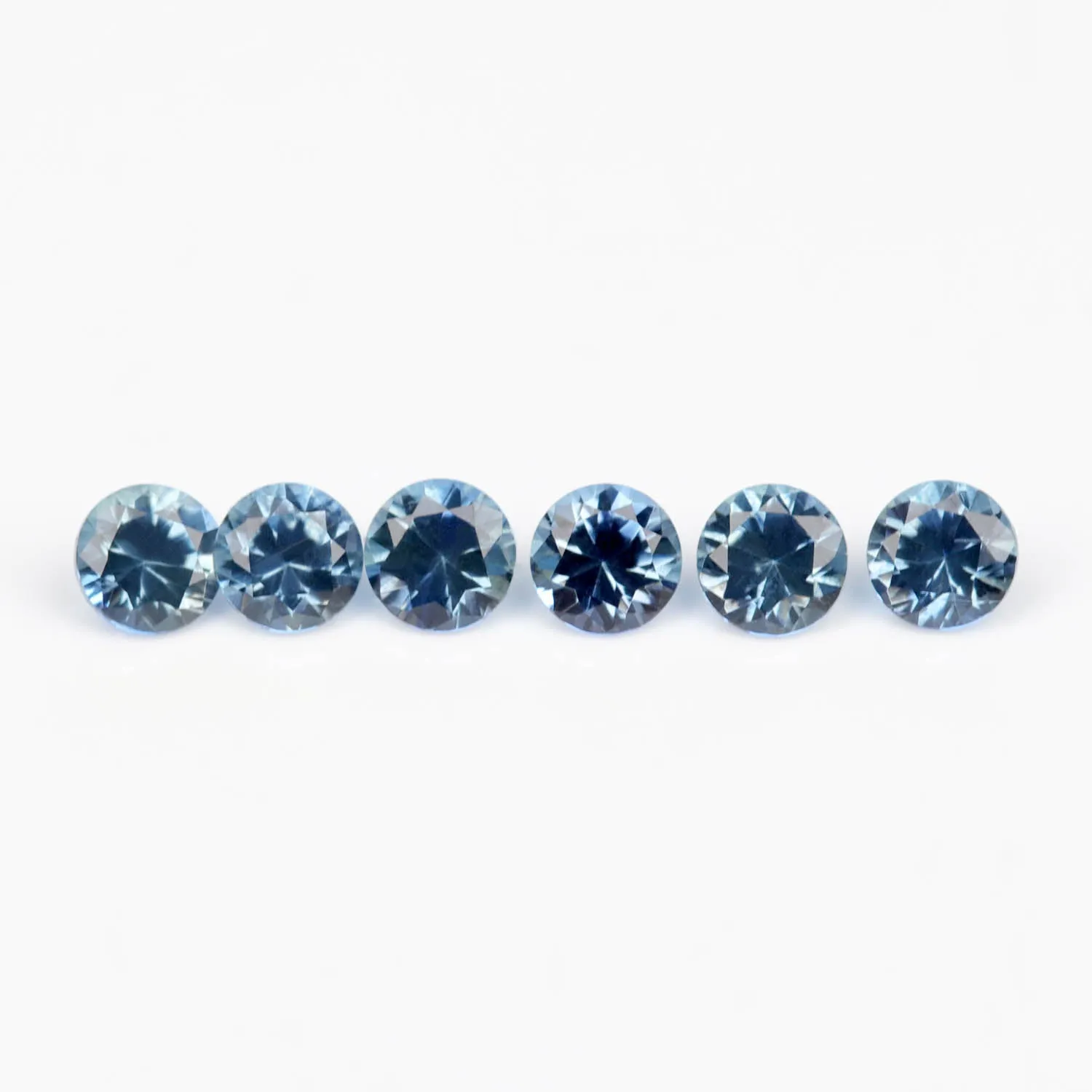 2.5mm Round Malawi Sapphire Gemstones - Product Code: 110825