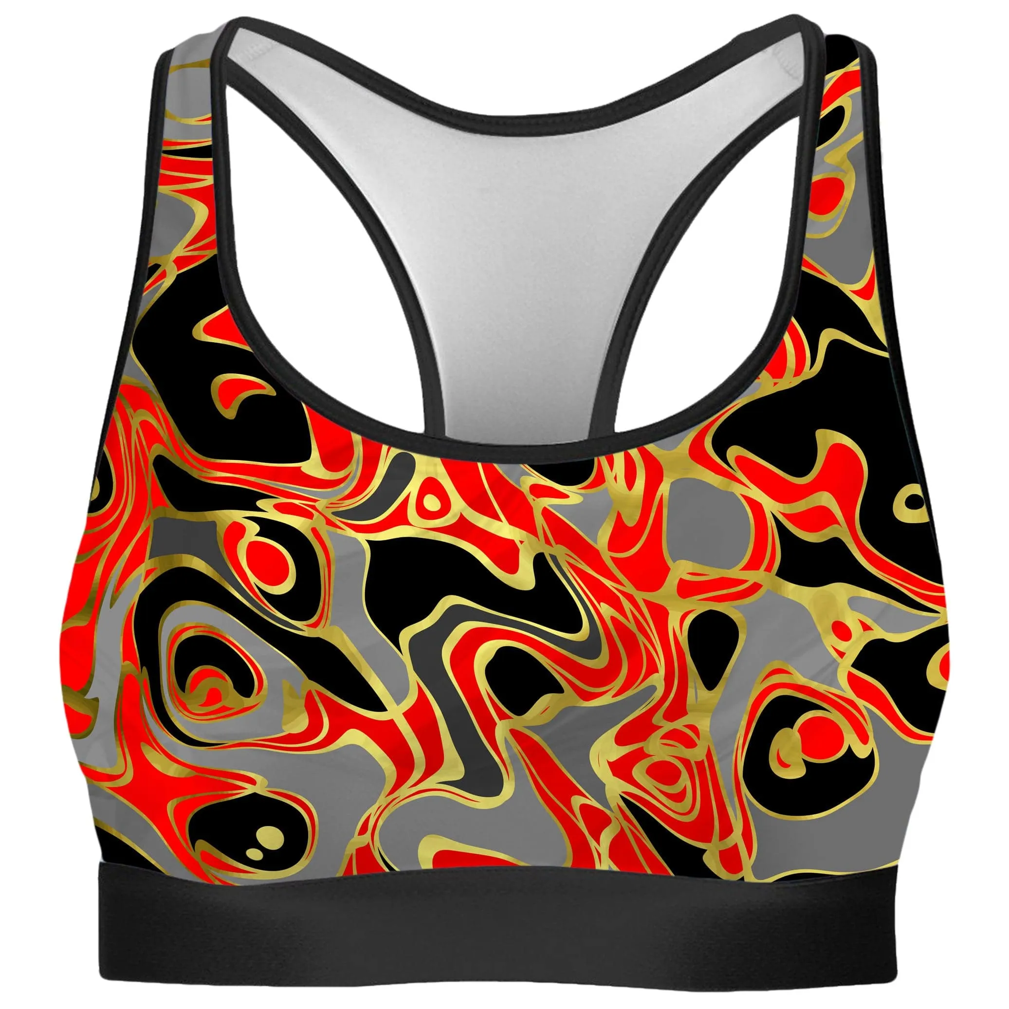 Abstract Journey Rave Bra