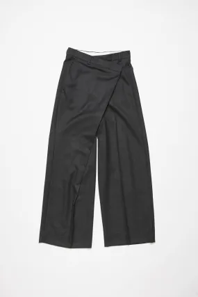 Acne Studios Tailored Wrap Trousers (Grey)