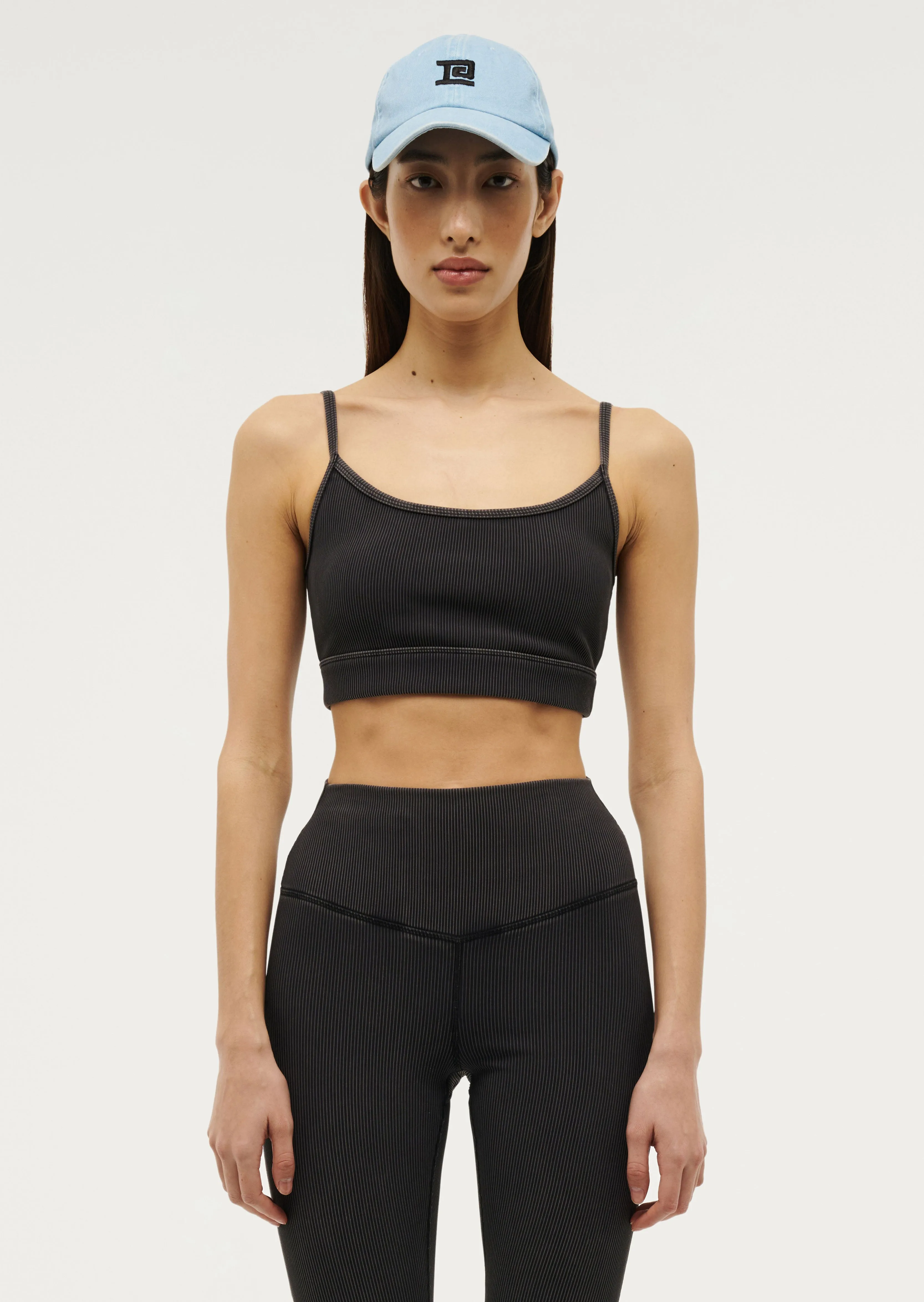 ACTUALISE SPORTS BRA IN WASHED BLACK