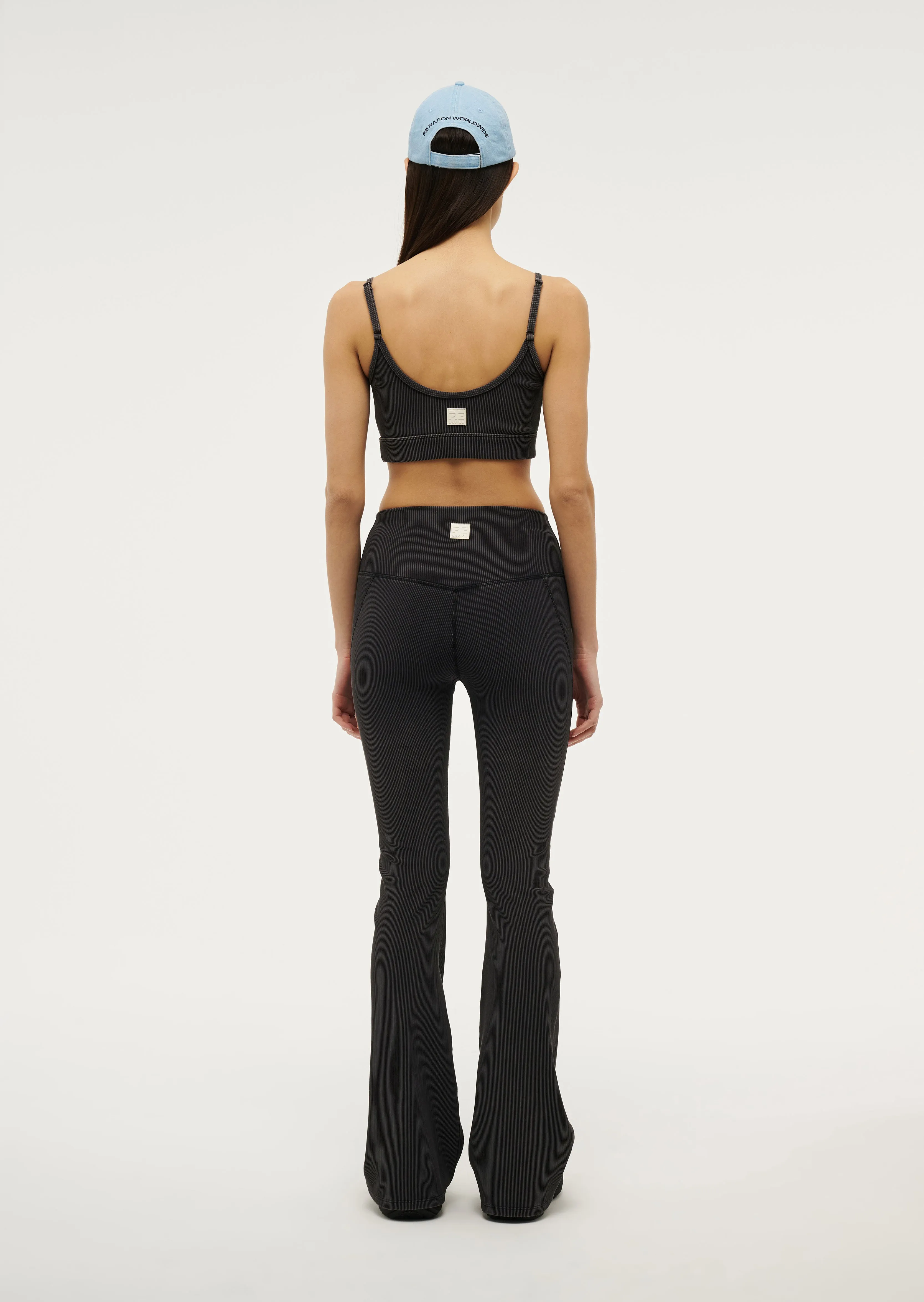 ACTUALISE SPORTS BRA IN WASHED BLACK