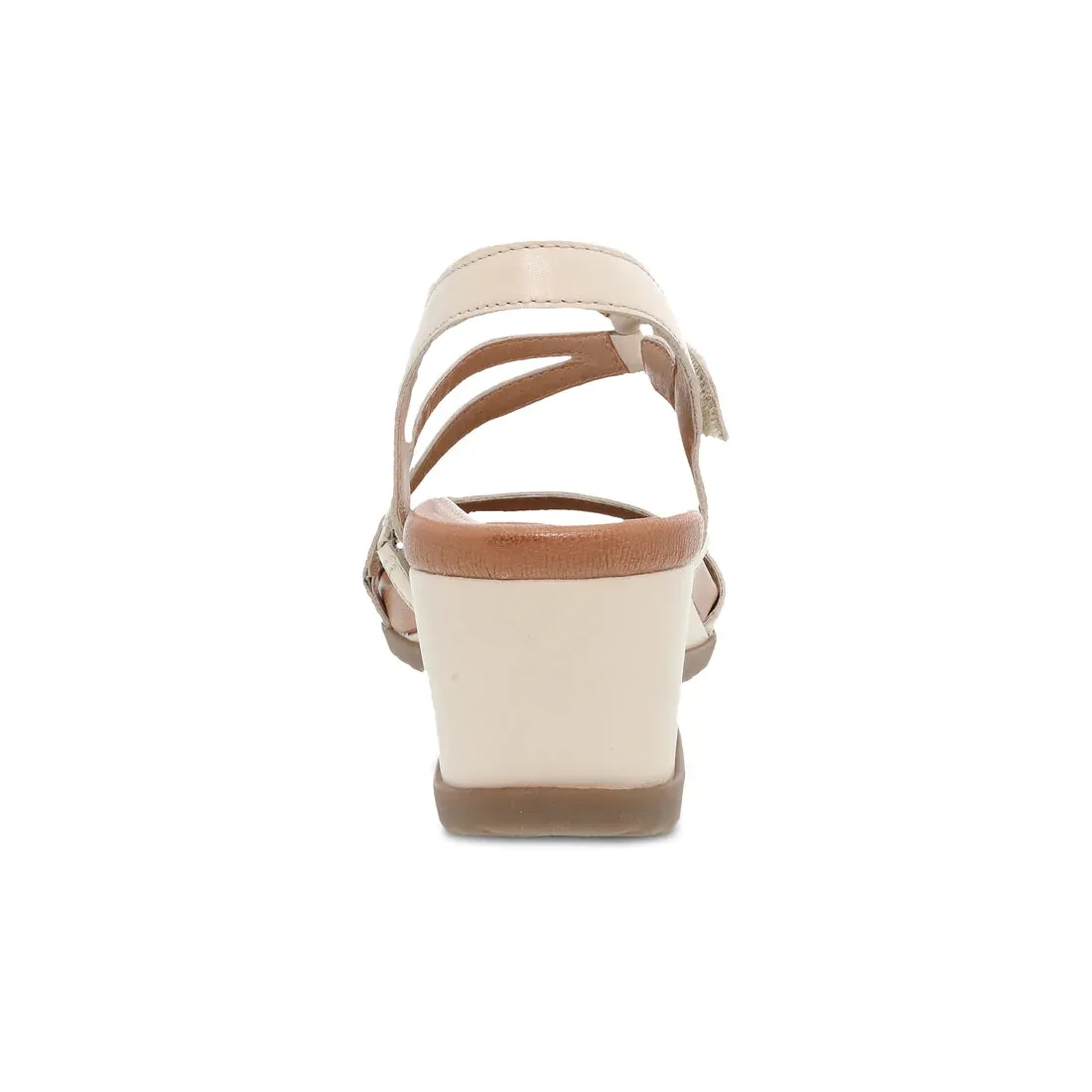  Addyson Strappy Dress Wedge in Ivory  