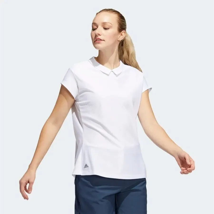 Adidas Women's Sport Performance Polo Shirt with Jacquard Design