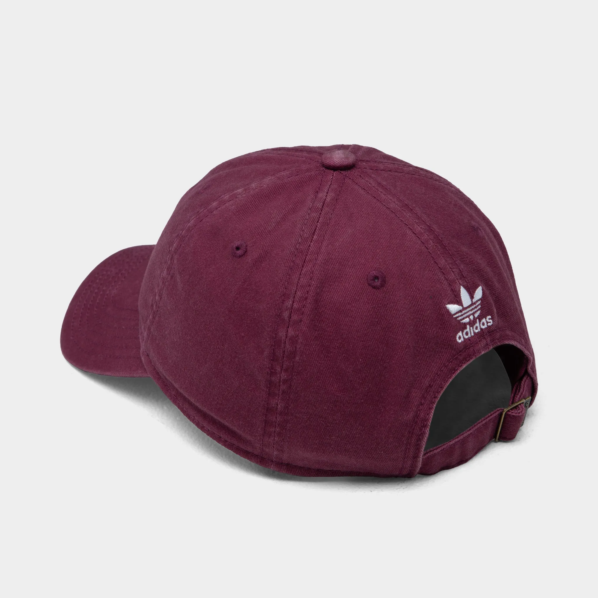 adidas Originals Relaxed Strap-back Hat / Dark Red