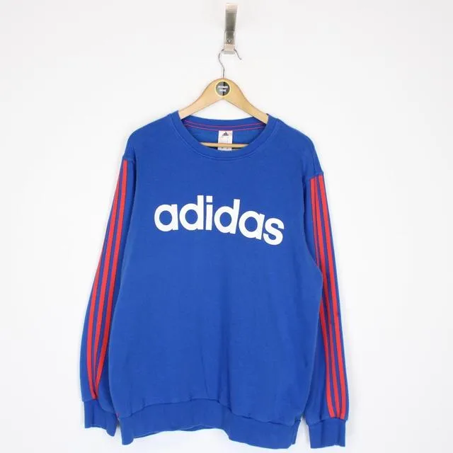 Adidas Spellout Sweatshirt Large