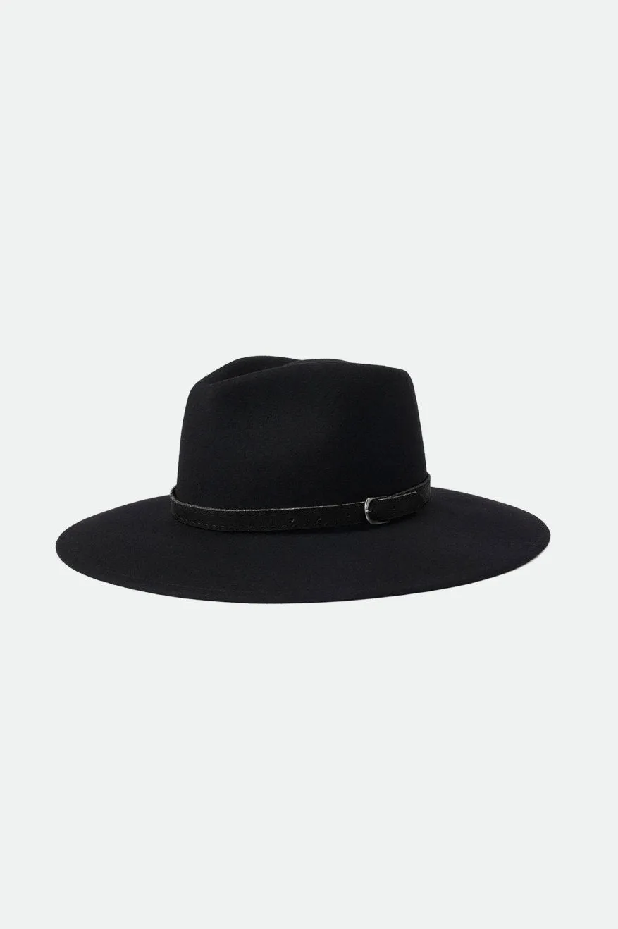 Adjustable Buckle Hat Band - Black