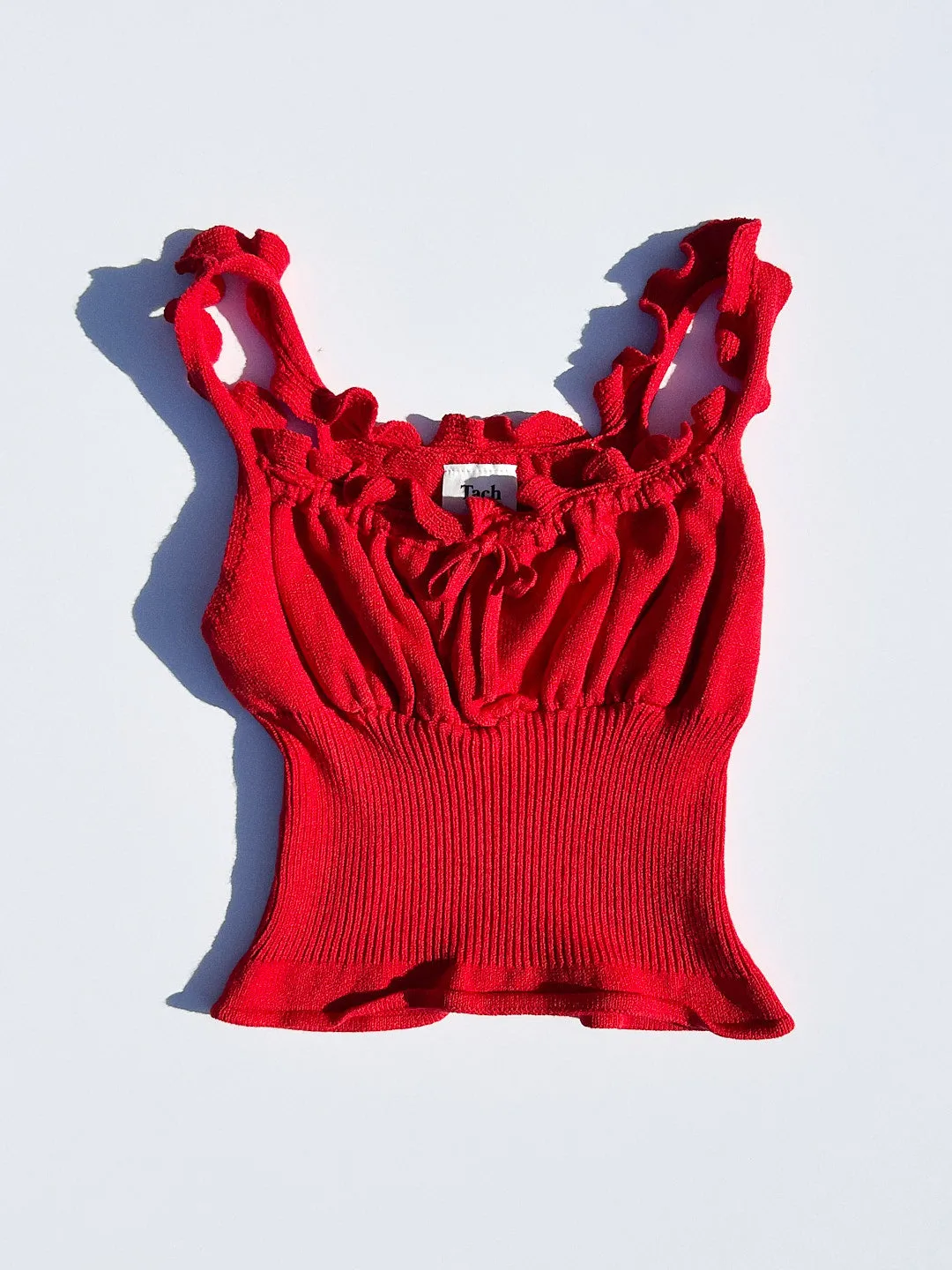 Aiken Knit Top - Red