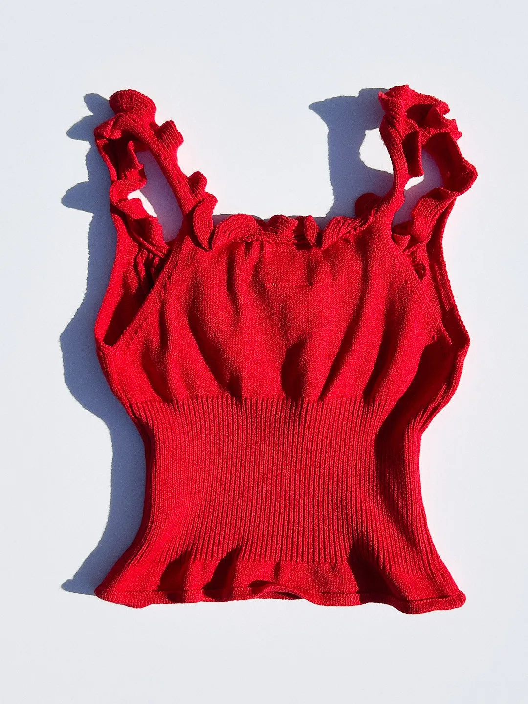 Aiken Knit Top - Red