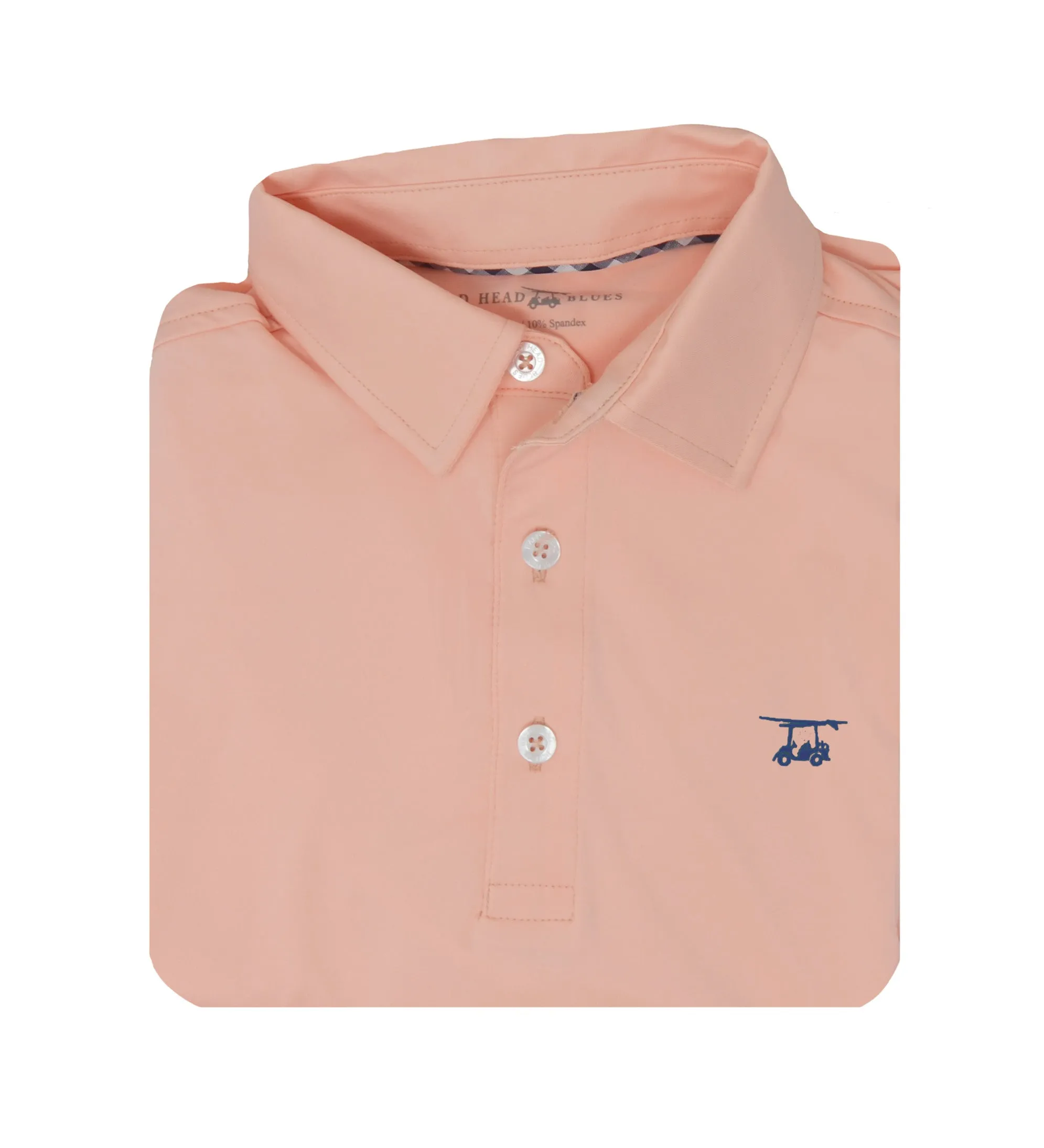 Solid Peach Albatross Polo