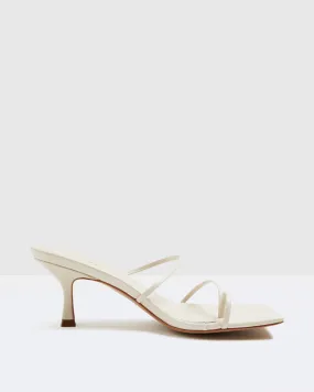 Alias Mae Bay Leather Heels Bone White