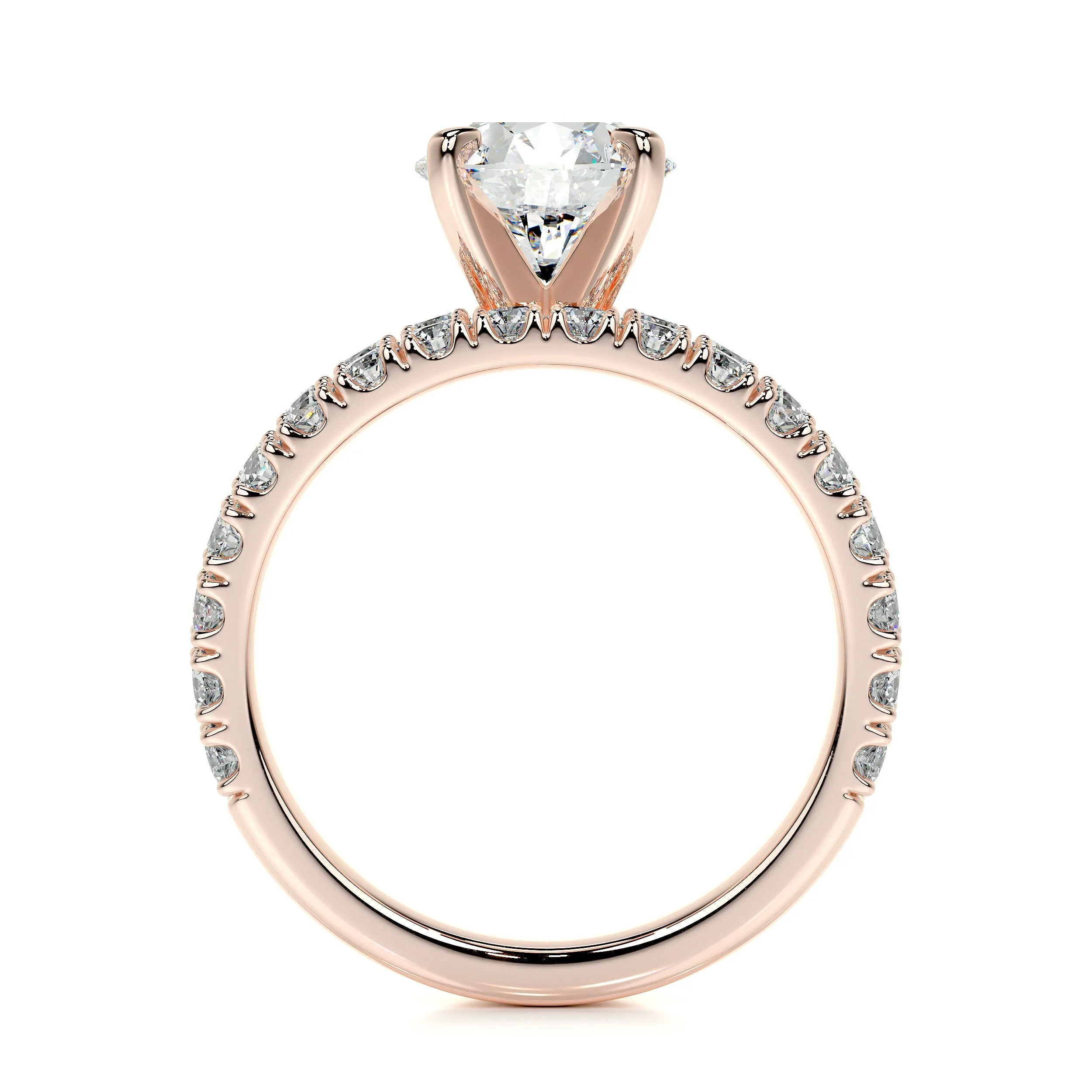 Alison Lab Grown Diamond Bridal Set -14K Rose Gold