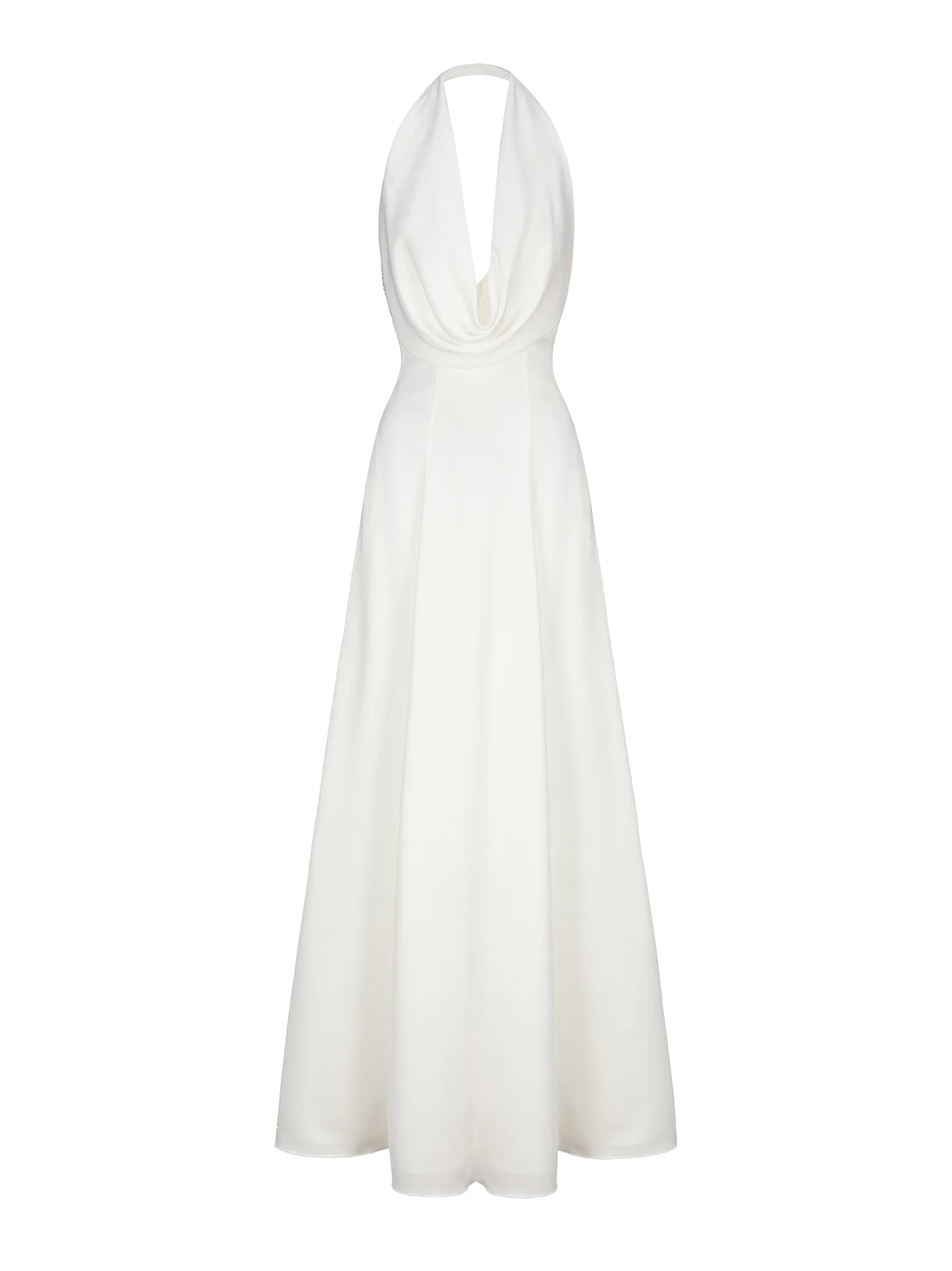 White Satin Aniya Dress