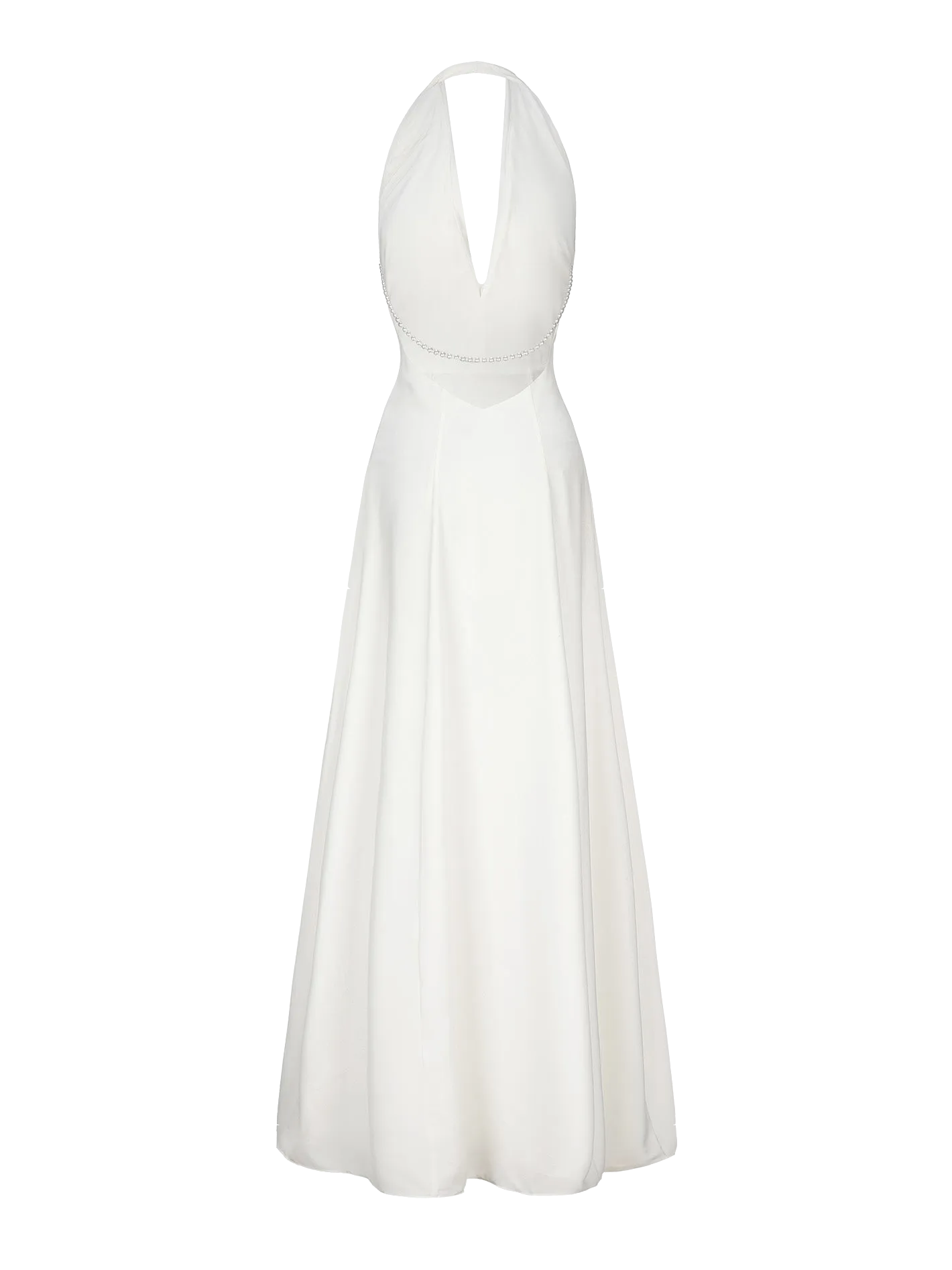 White Satin Aniya Dress