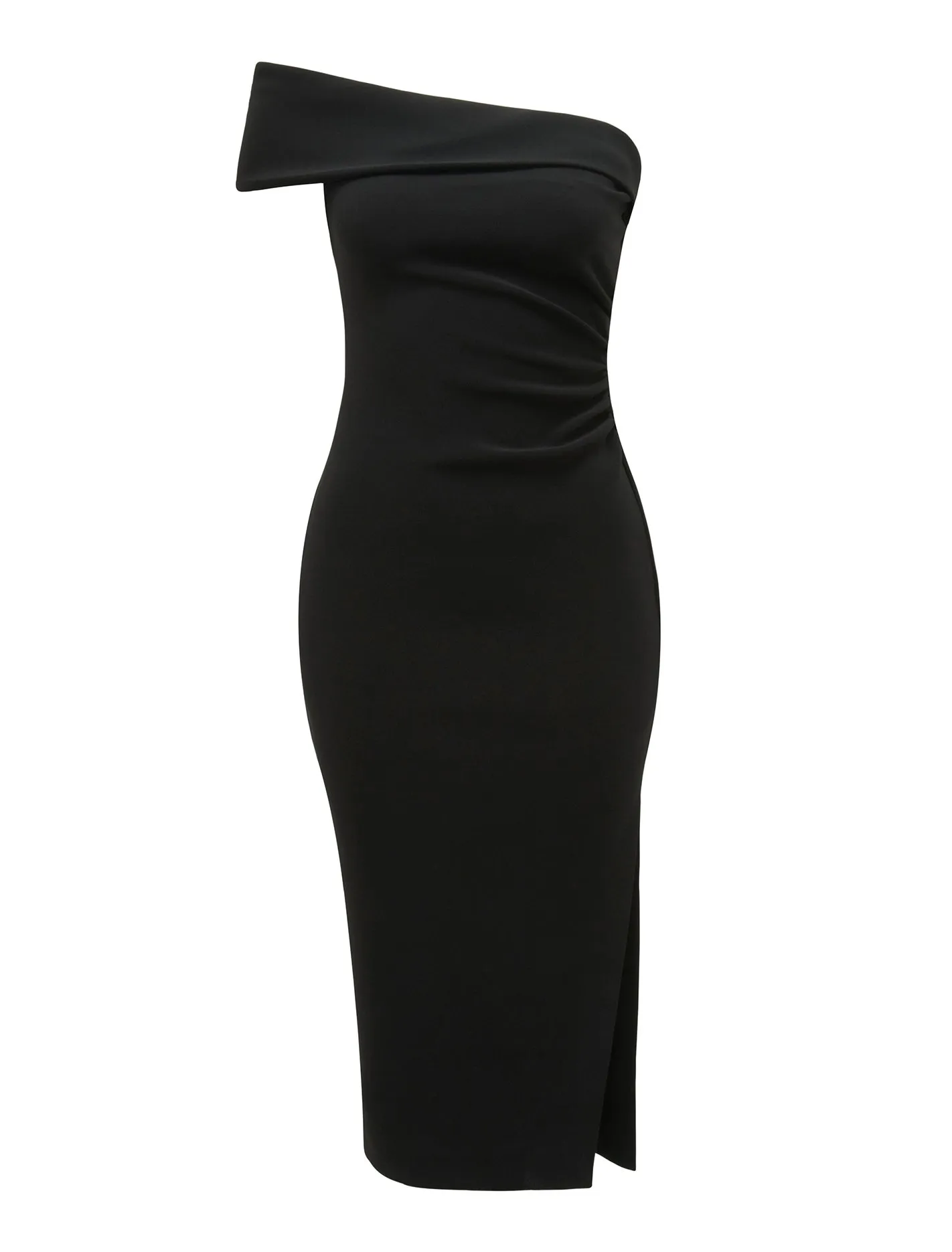 Anna Petite One-Shoulder Bodycon Dress