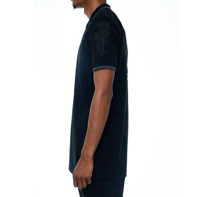 Any Means Polo Shirt Stealth Black