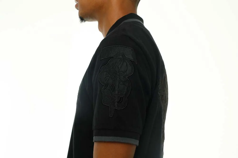 Any Means Polo Shirt Stealth Black