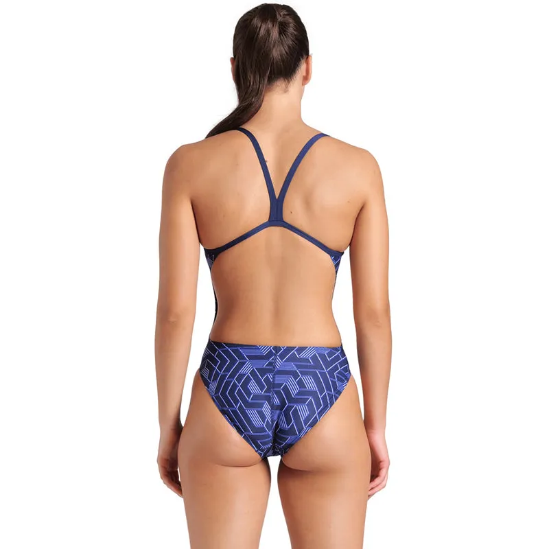 Arena - Escape Challenge Back Ladies Swimsuit - Navy/Team