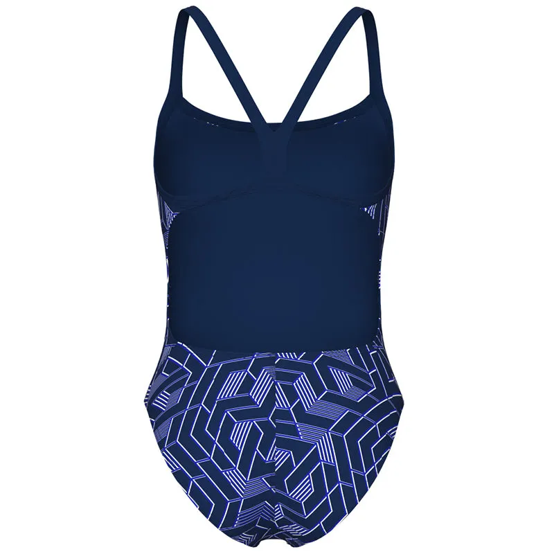 Arena - Escape Challenge Back Ladies Swimsuit - Navy/Team