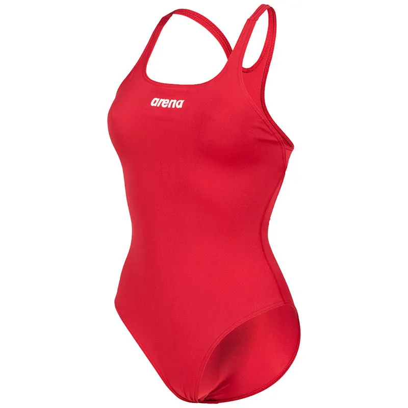 Arena - Team Solid Pro Back Ladies Swimsuit - Red/White