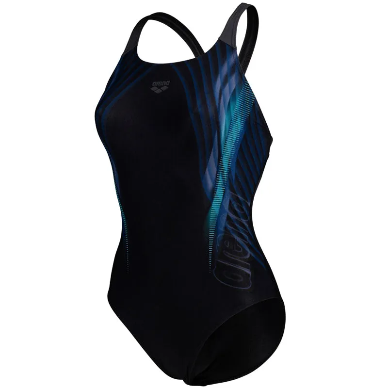 Arena - Underwater Ladies Pro Back Swimsuit - Black/Multi