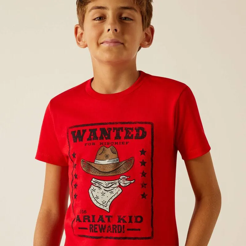 Ariat Boy's Red Ariat Kid Tee 10051429