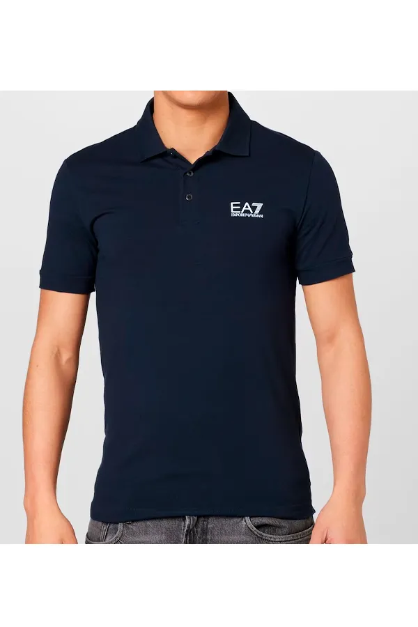 Armani EA7 Core ID Polo Shirt in Navy