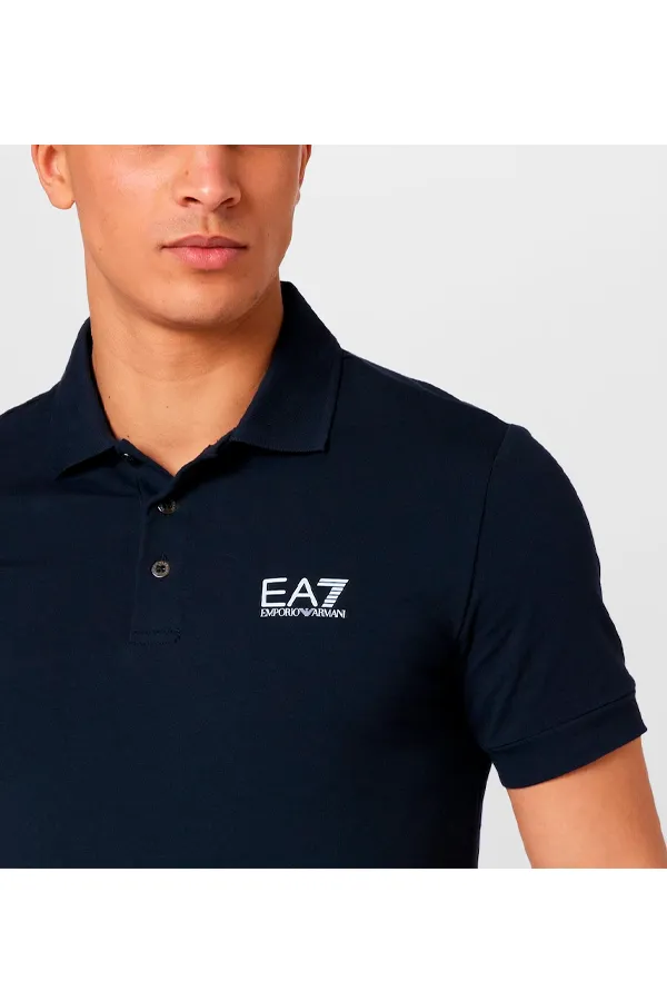 Armani EA7 Core ID Polo Shirt in Navy