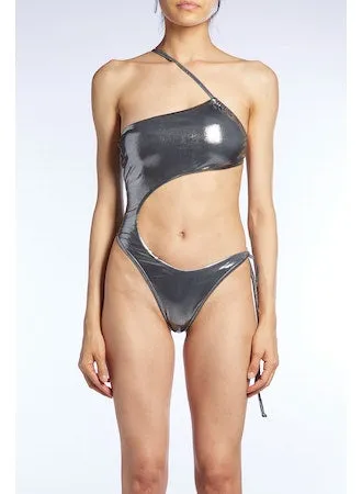 ASYMMETRIC MONO SHOULDER SWIMSUIT