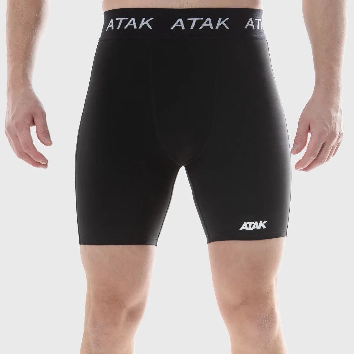 Atak Sports Men's Compression Shorts Black