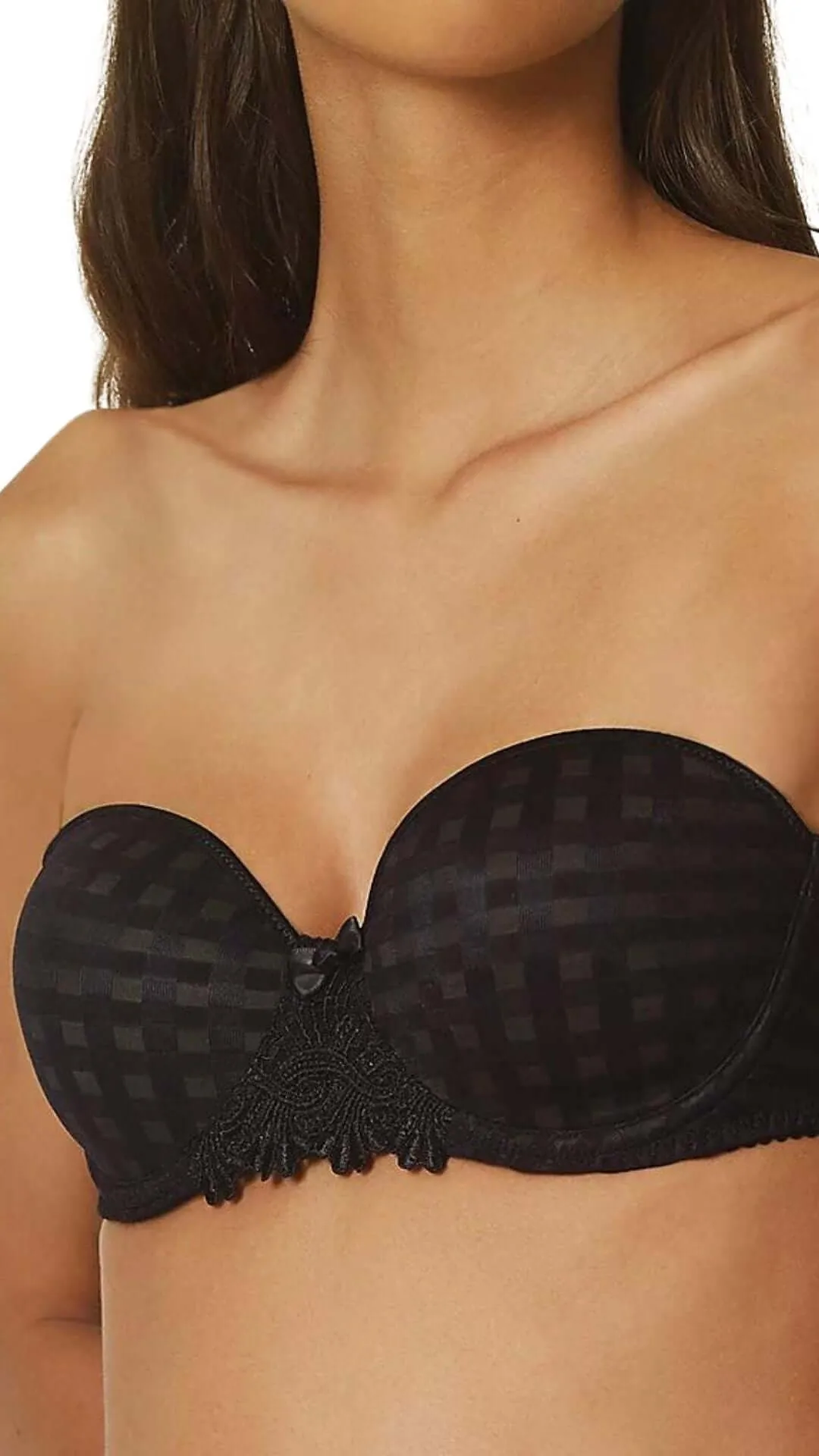 Avero Strapless Bra Black