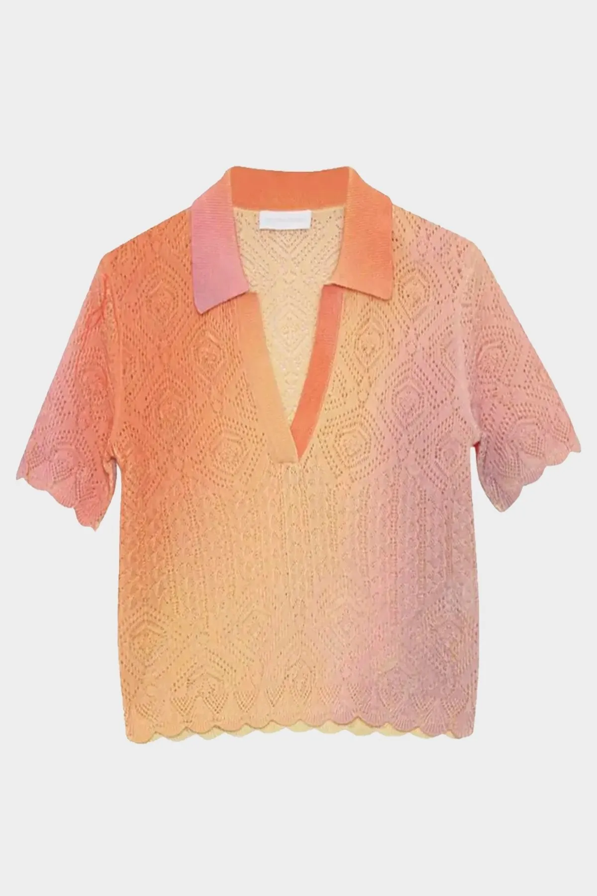 Azalea Ombre Thelma Polo Shirt