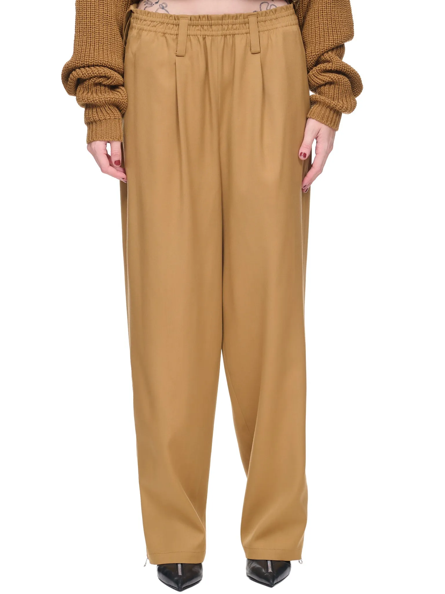 Balloon Trousers (Q315WW-BROWN-SUGAR)