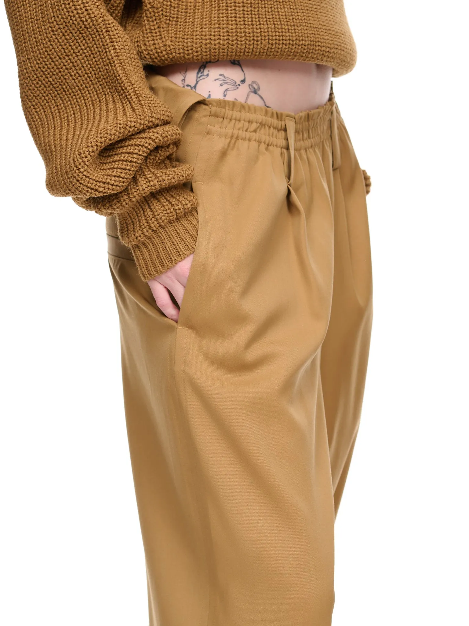 Balloon Trousers (Q315WW-BROWN-SUGAR)