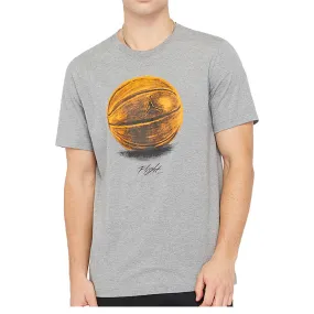 BASKETBALL T-SHIRT HEATHER GREY