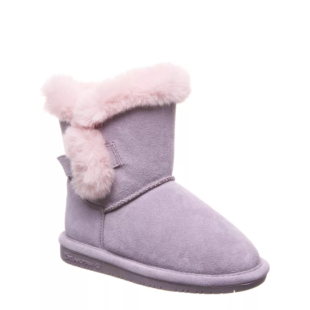 BEARPAW  GIRLS LITTLE-BIG KID BETSEY FUR BOOT