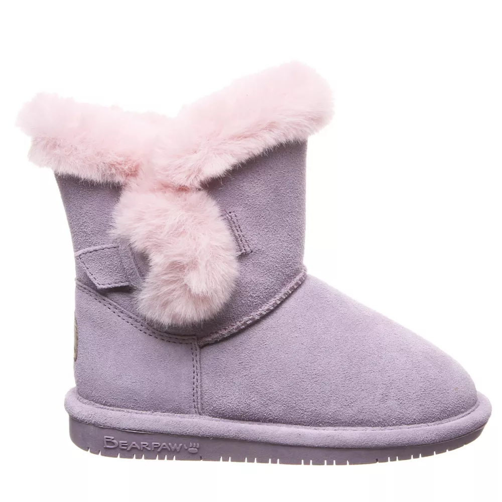 BEARPAW  GIRLS LITTLE-BIG KID BETSEY FUR BOOT