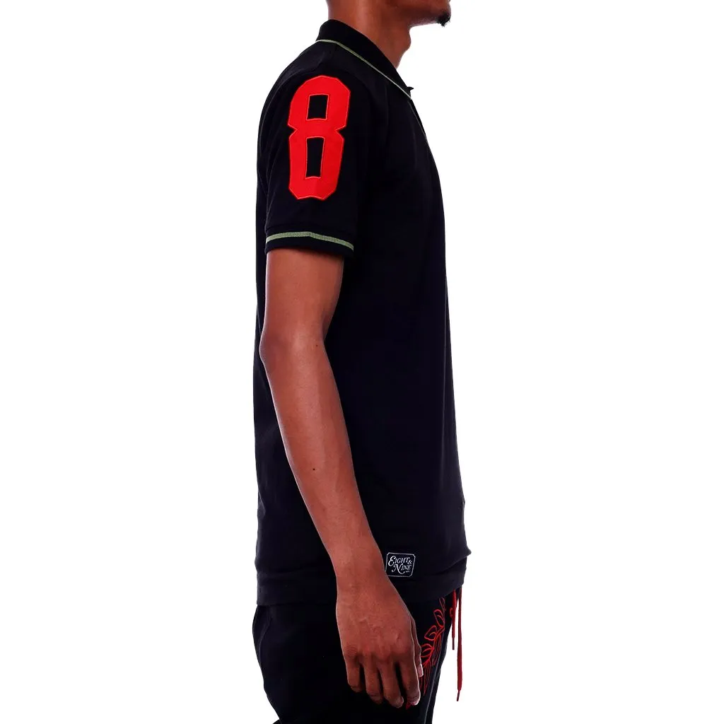 Bereaved Polo Shirt Black