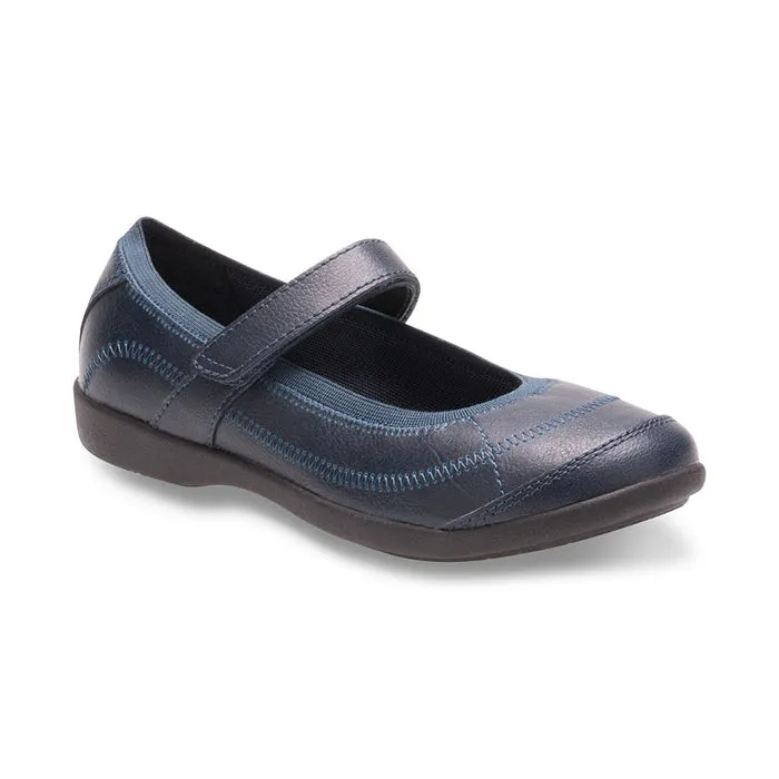 Big Girl Hush Puppies Reese Mary Jane Navy