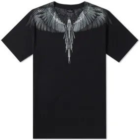 Black & White Wings Shoulder Tee