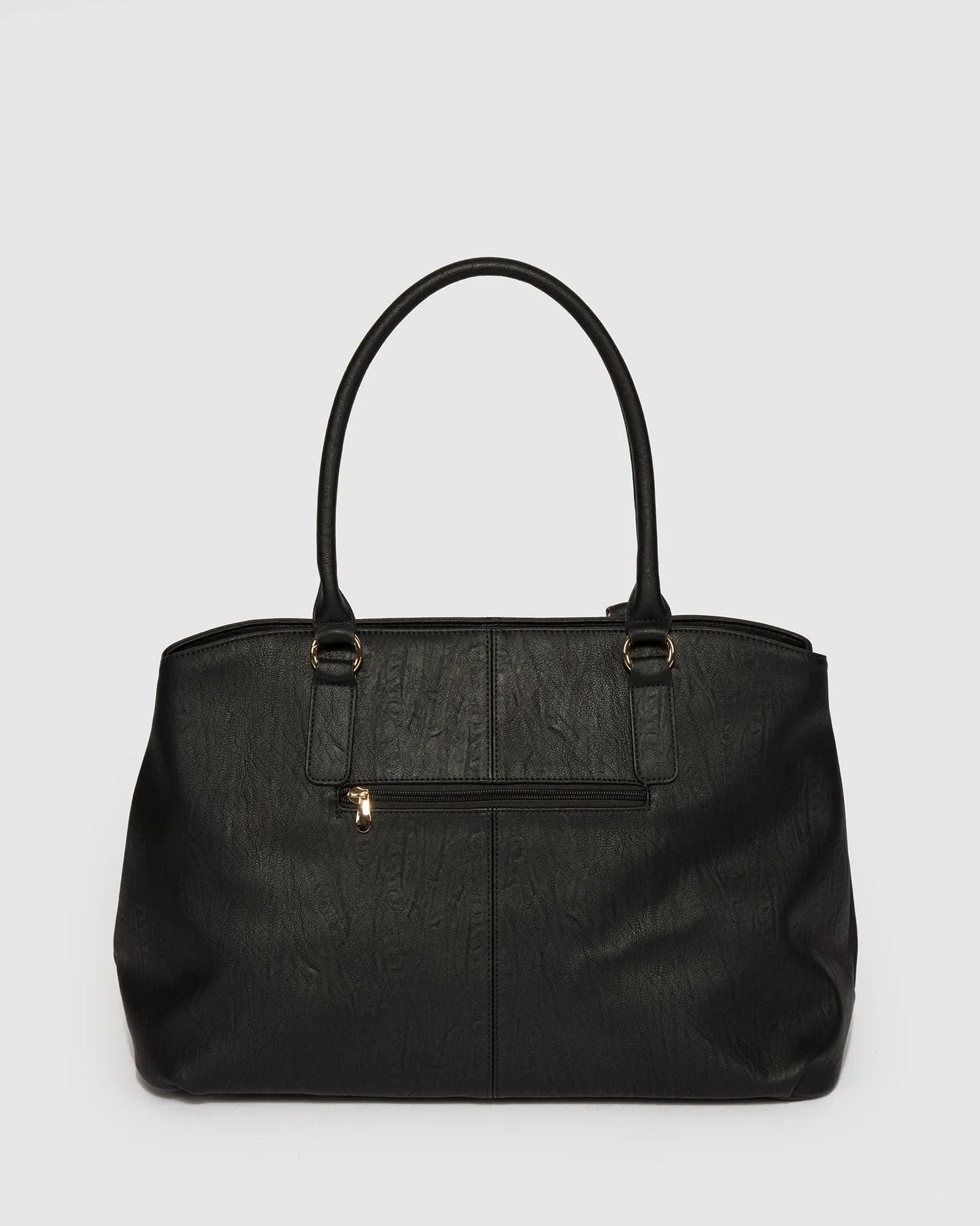 Black Alice Stud Weekender Bag