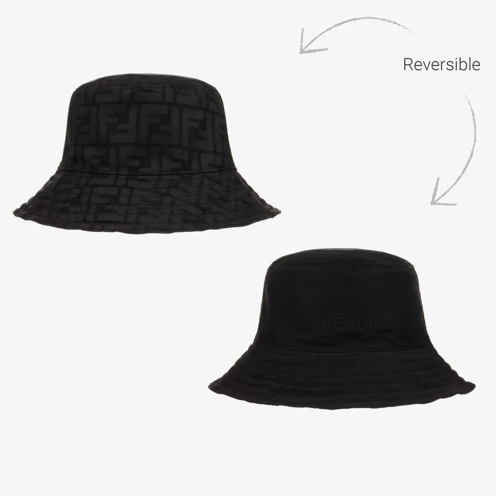 Black FF Logo Reversible Hat