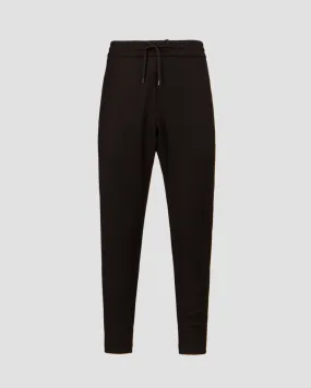 Black men's wool trousers Dondup Pantalone Dom UP556-999